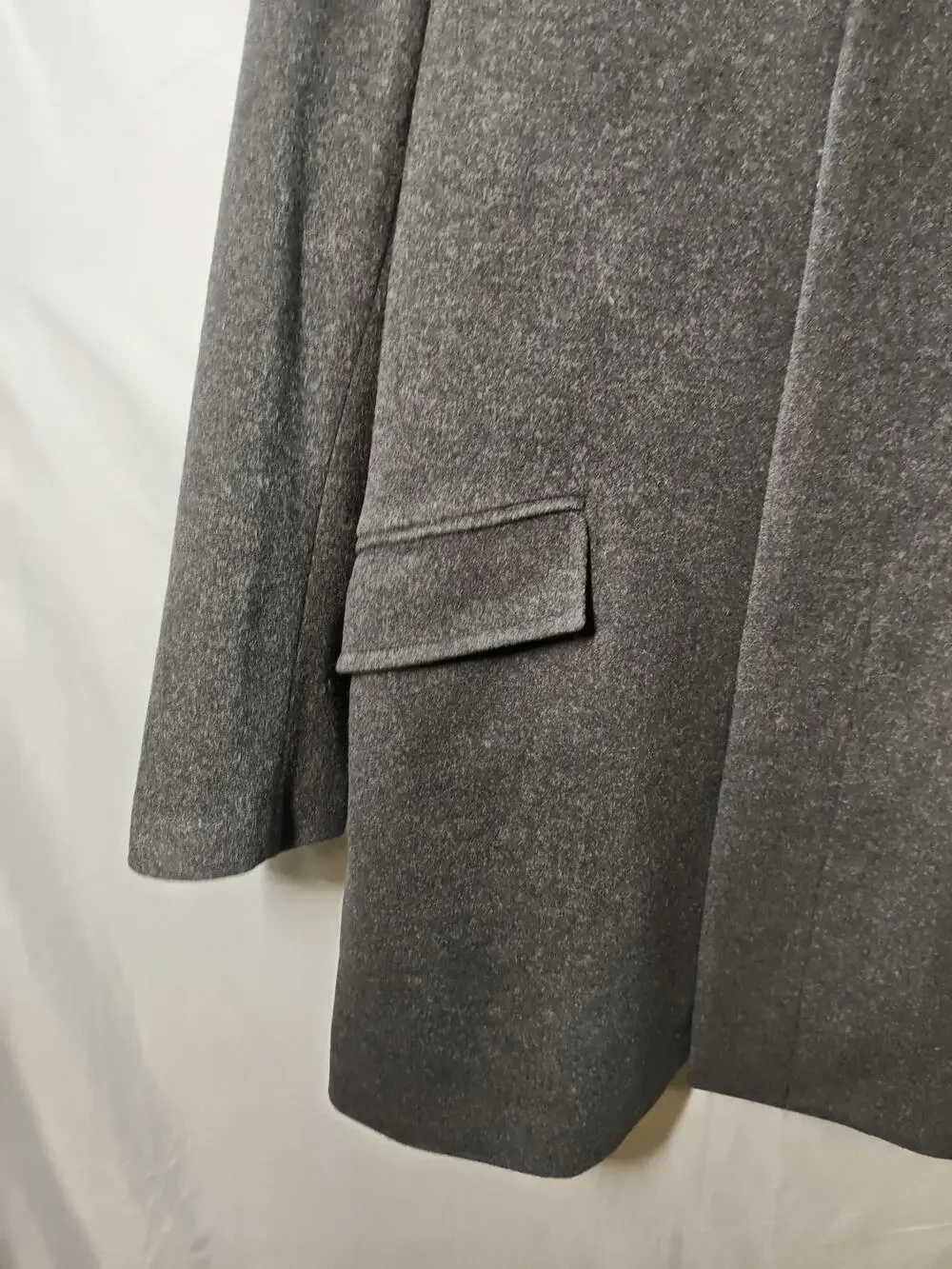 Banana Republic Coat Mens Large Wool Blend Overcoat Classic Dress Formal